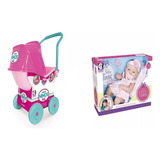Boneca Baby Ninos Reborn Carrinho De Lapela Cotiplás
