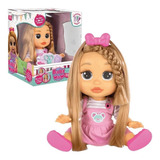 Boneca Baby Wow Mia Multikids C 25 Frases Cabelo Crescer