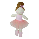 Boneca Bailarina De Pano Tecido 50 Cm Enfeite Artesanal