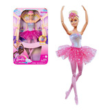 Boneca Barbie Bailarina Com Luzes Brilhantes Luxo Mattel