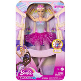 Boneca Barbie Bailarina Luzes Brilhantes Hcl25