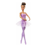 Boneca Barbie Bailarina Morena 30 Cm