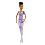 Boneca Barbie Bailarina Negra Cabelo Preto Original Mattel
