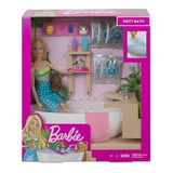 Boneca Barbie Banheira De Espuma Original