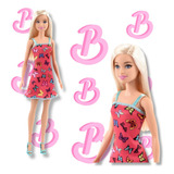 Boneca Barbie Basica Loira E Vestido