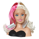 Boneca Barbie Busto Para Pentear Com