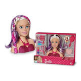 Boneca Barbie Busto Pentear Maquiar Maquiagem Mattel Pupee