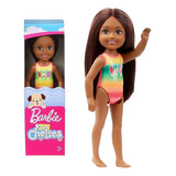 Boneca Barbie Chelsea Praia Club Fashion Mattel Mini
