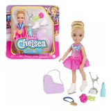 Boneca Barbie Chelsea Profissoes Patinadora Gelo Mattel