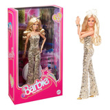 Boneca Barbie Collector Filme Macacão Dourado Hpj99 Mattel