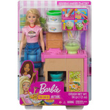 Boneca Barbie Cozinhando E Criando Estação De Macarrão