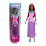 Boneca Barbie Dreamtopia Princesa Negra Saia Roxa Mattel