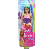 Boneca Barbie Dreamtopia Princesas Morena Mattel
