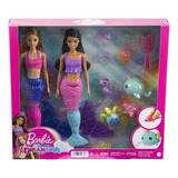 Boneca Barbie Dreamtopia Sereia Caixa Com 2 Unidades Hbw89