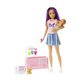 Boneca Barbie E Acessórios Crib Playset