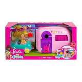 Boneca Barbie E Veículo Trailer Da Chelsea Mattel