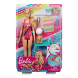 Boneca Barbie Explorar E Descobrir Nadadora Mattel