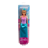 Boneca Barbie Fantasia Princesas Tiara Azul