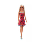Boneca Barbie Fashion Vestido Com Borboletas