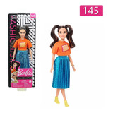 Boneca Barbie Fashionista 145 Cabelo Comprido