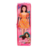 Boneca Barbie Fashionista 160 Vestido Bolinha
