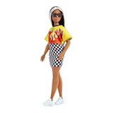 Boneca Barbie Fashionista Coleção Nova Curvy Com Mecha