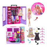 Boneca Barbie Fashionistas Closet De Luxo