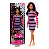 Boneca Barbie Fashionistas Morena Roupa Moderna