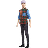 Boneca Barbie Ken Fashionistas 154 Esculpida