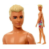 Boneca Barbie Ken Namorado Da Barbie Sem Camisa E De Bermuda