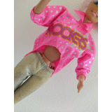 Boneca Barbie Lote De Roupinha Rockrs Anos 80 90 Mattel