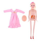 Boneca Barbie Mãe Grávida Com Bebê