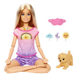 Boneca Barbie Medite Comigo Dia E