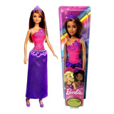 Boneca Barbie Princesa Morena Original Mattel Brinquedos