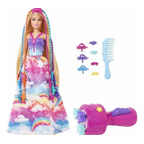 Boneca Barbie Princesa Tranças Mágicas Dreamtopia Mattel