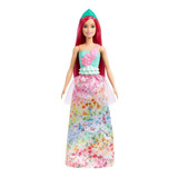 Boneca Barbie Princesas Cabelo Pink Mattel