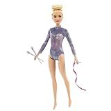 Boneca Barbie Profissões Ginasta Com Collant Furta Cor Loira