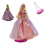 Boneca Barbie Rapunzel Suporte
