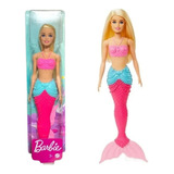 Boneca Barbie Sereia Dreamtopia Loira Cauda Pink Rosa Mattel