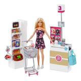 Boneca Barbie Supermercado De Luxo Mattel