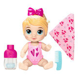 Boneca Bebê Com Acessórios Bebê Shampoo Harper Hugs Loira Hasbro Baby Alive