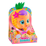 Boneca Bebê Cry Babies Tutti frutti Pia Cheiro Abacaxi Chora