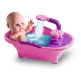 Boneca Bebê Milkinhas Petit Banho Com