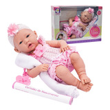Boneca Bebê Reborn Baby Ninos Recém Nascido Certidão Alive