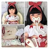 Boneca Bebê Reborn Corpo 100 Silicone Com Lindos Acessórios E Bolsa Maternidade