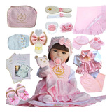 Boneca Bebe Reborn Real Linda Barata Menina Presente Dolls