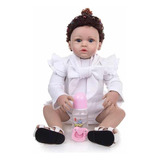 Boneca Bebê Reborn Silicone Realista 57cm Fotos Reais