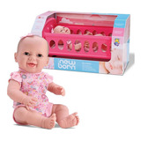 Boneca Bebê Recém Nascido Bercinho