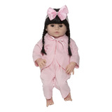 Boneca Bebê Tipo Reborn Bebê Realista Kit C Acessórios 14