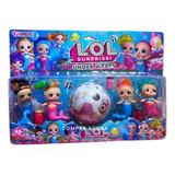 Boneca Brinquedo Cartela Lol Bola Mini Boneca E Acessorios